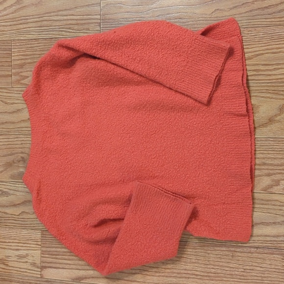 Anthropologie soft oversized fuzzy sweater boxy Merino wool Alpaca size large - Picture 2 of 3